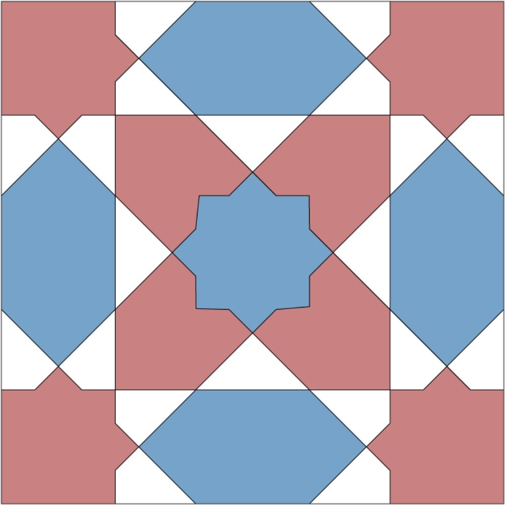 Rose et Bleu Ciel