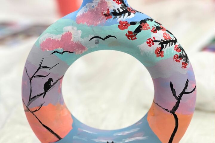 Atelier peinture sur poterie